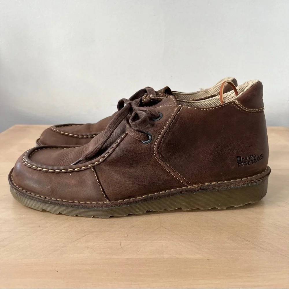 Dr. Martens Brown Leather Chukka Boots